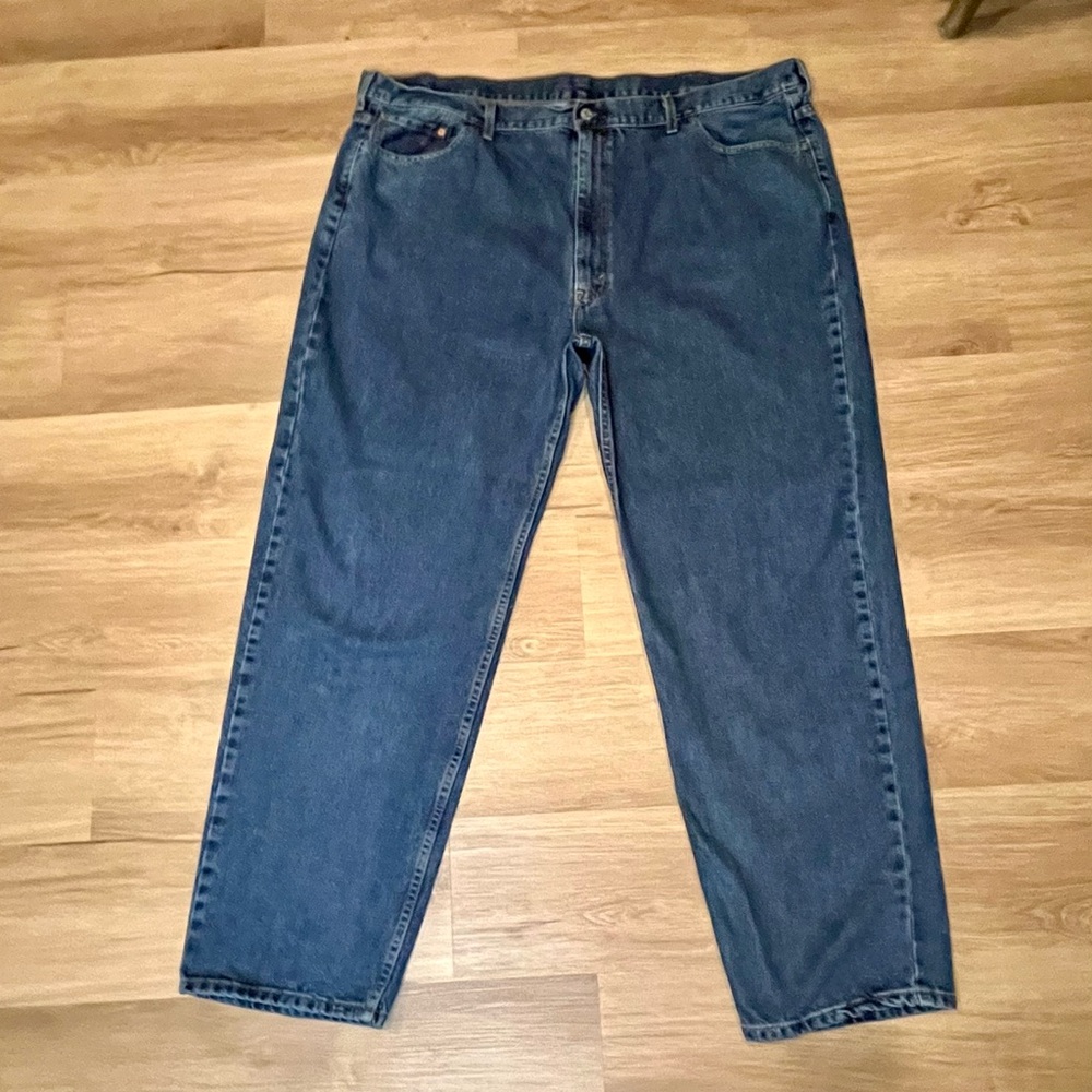 Vintage Levi's 550 Relaxed Fit Blue Denim Jeans Men's 50x34 - Picture 2 of 9